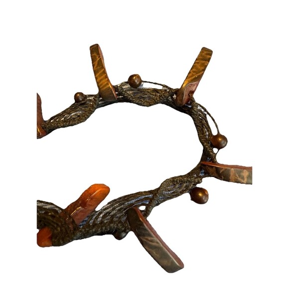 Artisan Tagua Wood Bar Pendant Necklace Macrame Cord Tribal Boho Adjustable - Picture 2 of 10